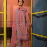 Vital by Sobia Nazir Embroidered Lawn Unstitched 3Pc Suit V-6B