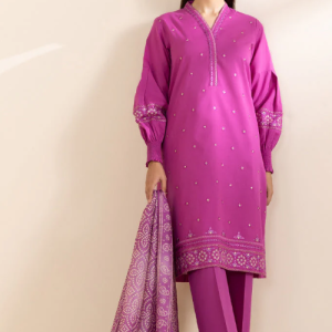 Sapphire 3pc Embroidered Lawn, Fresh