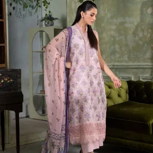 Sobia Nazir Vital Embroidered Lawn 3 Piece Suit  Unstitched Fresh