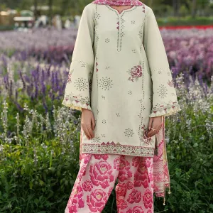 Jazmin Embroidered Digtial Printed Lawn,  Unstitched Fresh