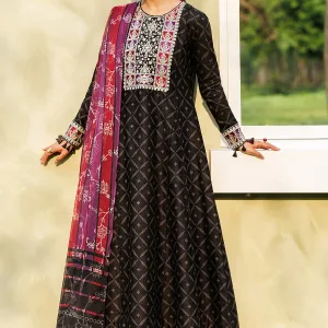 Jazmin Embroidered Digtial Printed Lawn,  Unstitched Fresh