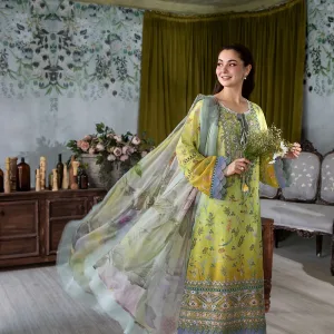 Sobia Nazir Vital Embroidered Lawn 3 Piece Suit  Unstitched Fresh