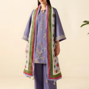 Jazmin Embroidered Digtial Printed Lawn,  Unstitched Fresh