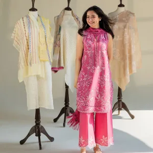 Sobia Nazir Vital Embroidered Lawn 3 Piece Suit  Unstitched Fresh