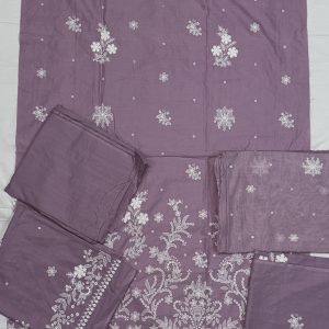 Image Luxury Embroidery 3 Piece Suit -Unstitched, A-Grade