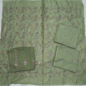Image Luxury Embroidery 3 Piece Suit -Unstitched, A-Grade