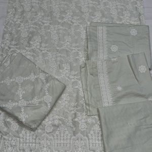 Image Luxury Embroidery 3 Piece Suit -Unstitched, A-Grade