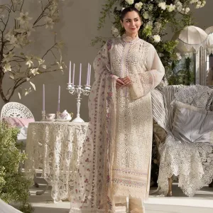 Sobia Nazir Luxury Embroidered Lawn 3 Piece Suit  Unstitched Fresh