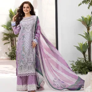 Sobia Nazir Vital Embroidered Lawn 3 Piece Suit  Unstitched Fresh