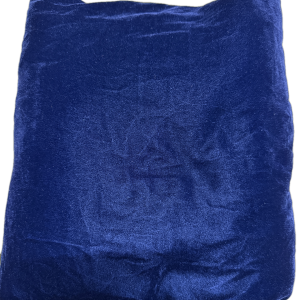 Midnight Royal Blue Velvet — Premium Unstitched Fabric