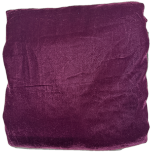 Deep Wine Maroon Purplish Velvet — Premium Unstitched Fabric