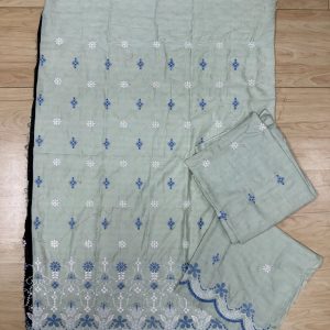 Image Sage Green Embroidered Lawn 2 Piece – Grade A
